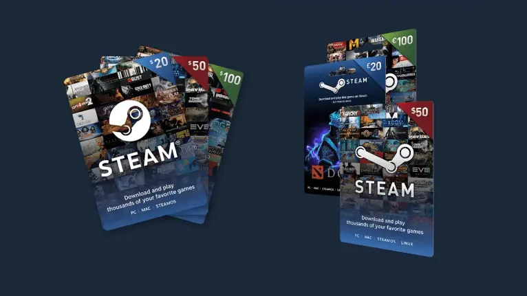 Steam gift Cards